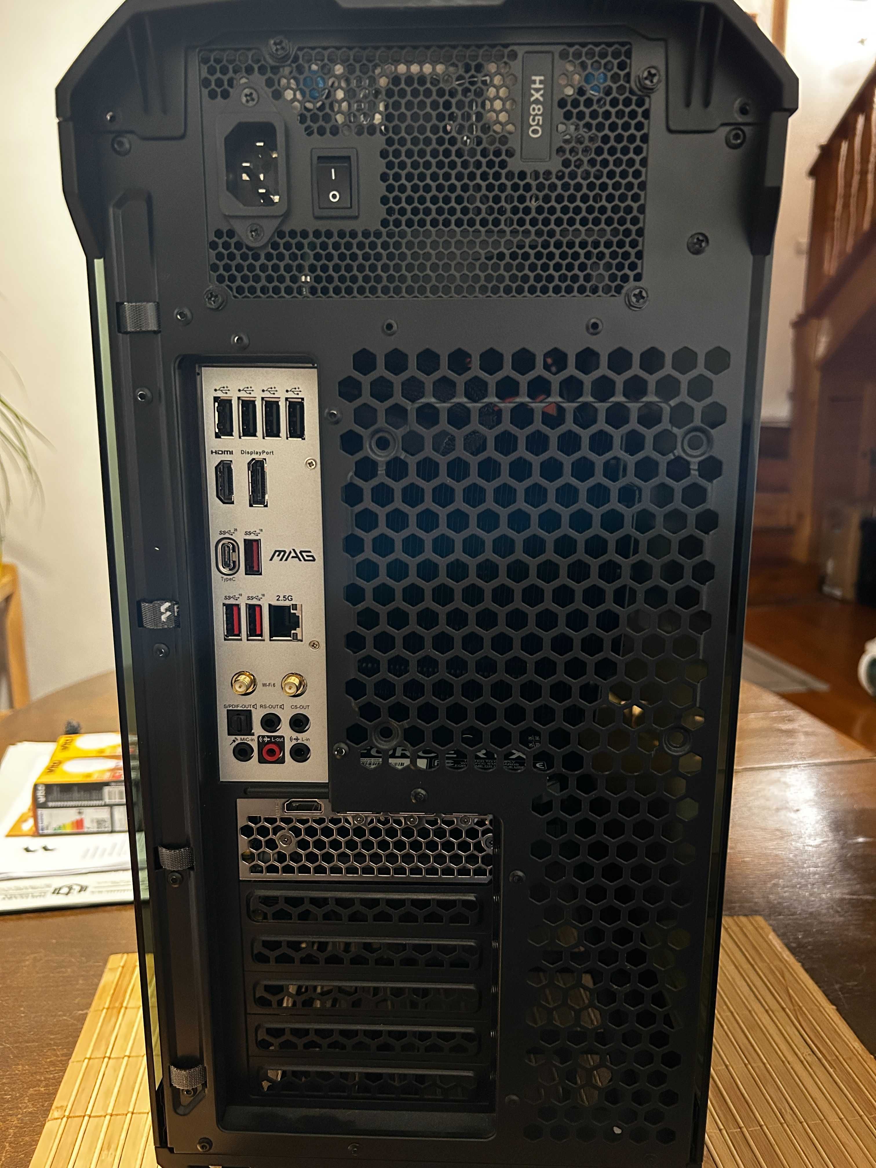 Геймърски i9 12900К/RTX 4070/32gb рам/Nvme+SSD 3tb/Fractal Desing Top