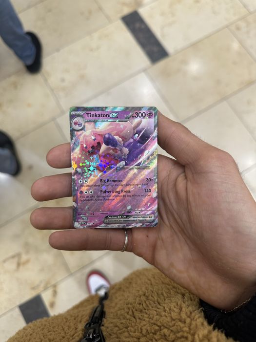 Pokemon tinkaton EX rare card