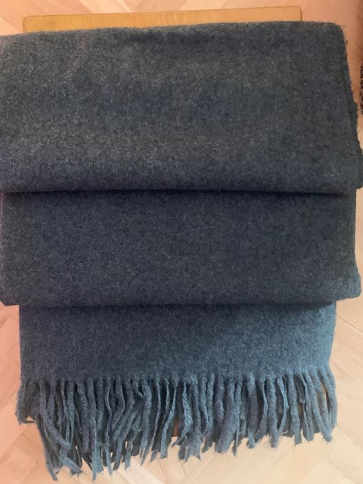 Голям  кашмирен шал с ресни