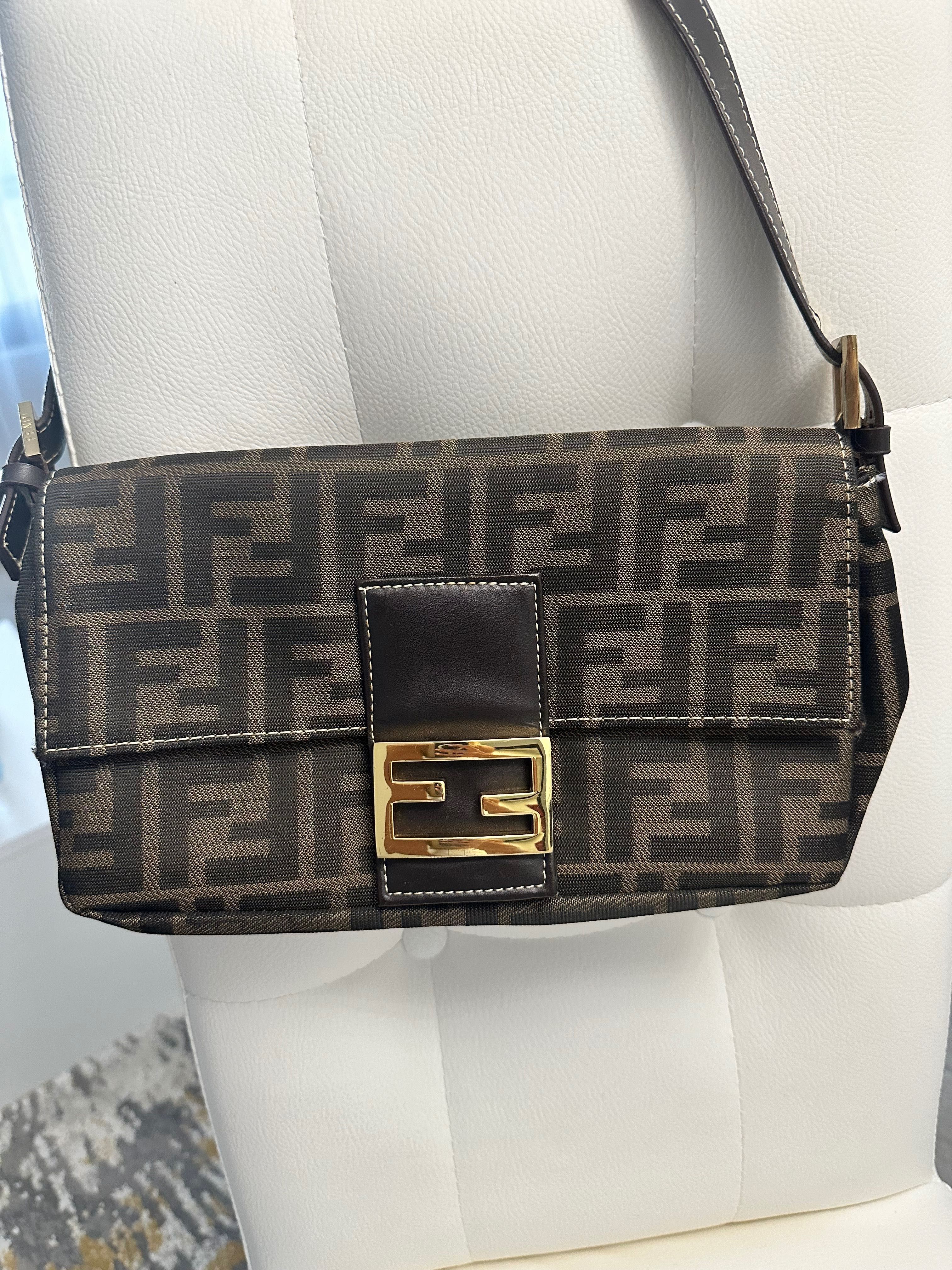 Fendi baguette cloth vintage чанта