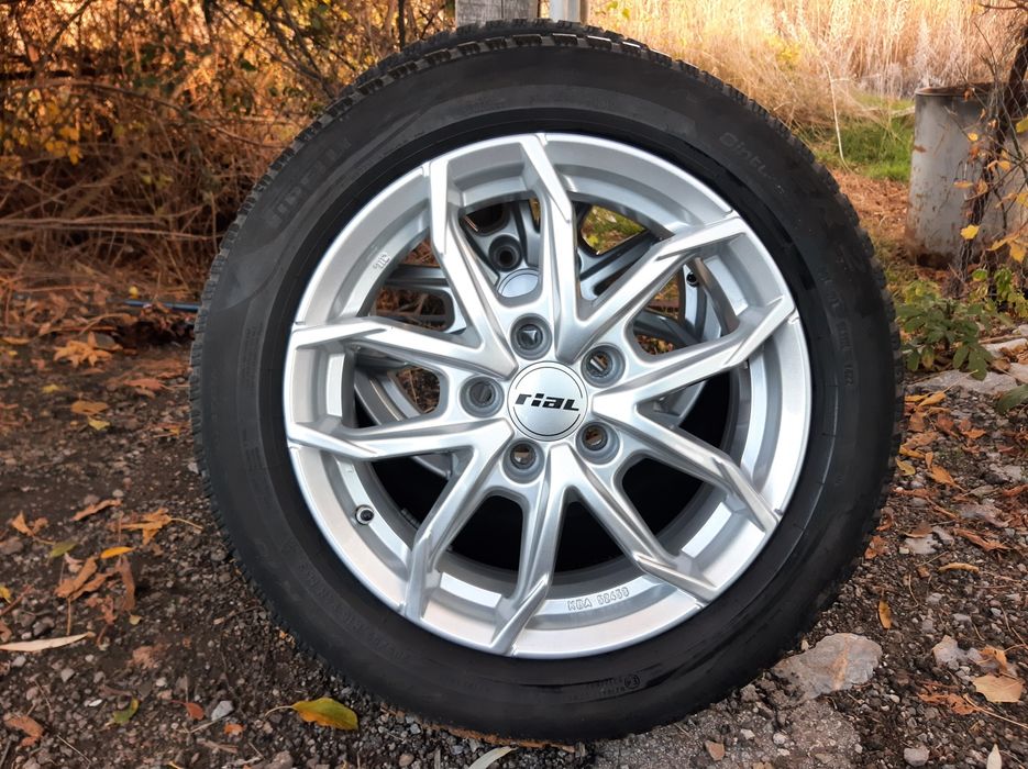 4бр. Лети Джанти с зимни гуми 5х112 за VW-ФОЛКСВАГЕН-16цола