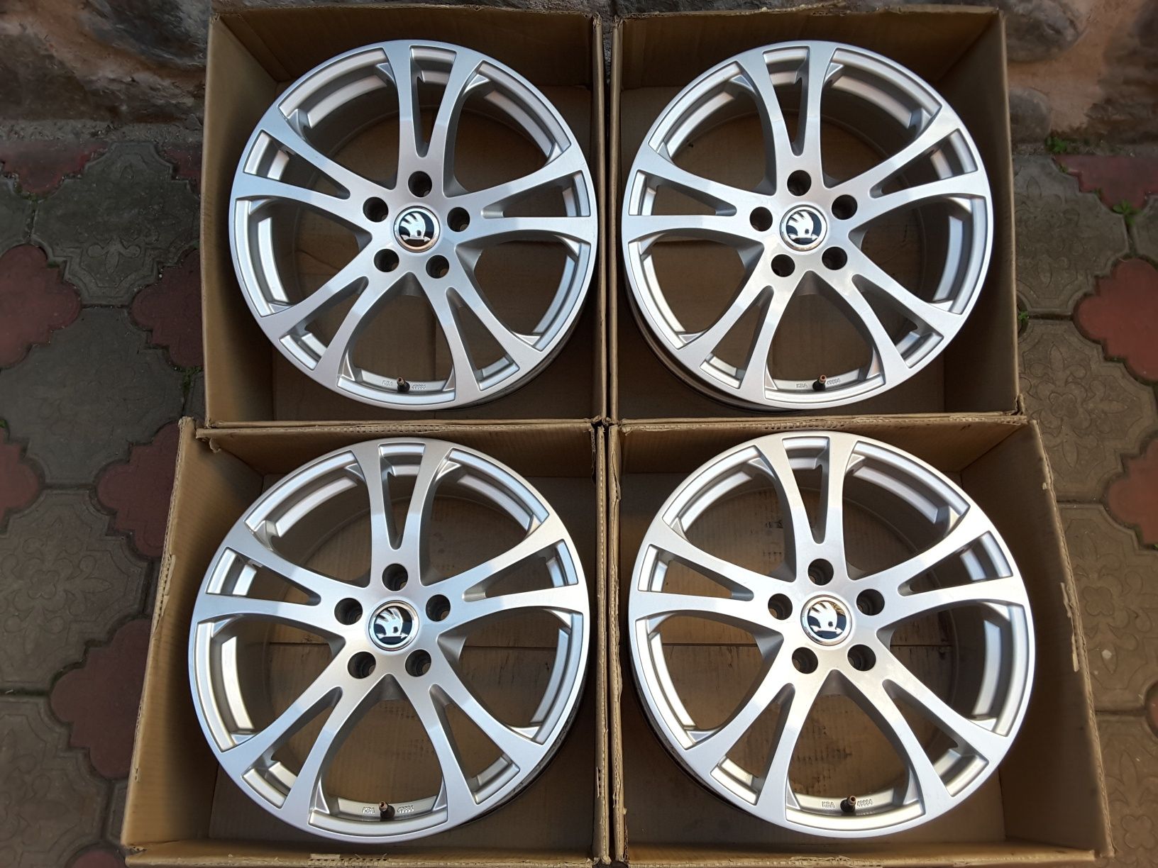 jante aliaj 17; 5x112;  Skoda Kodiaq, Karoq, Superb, Octavia Scout