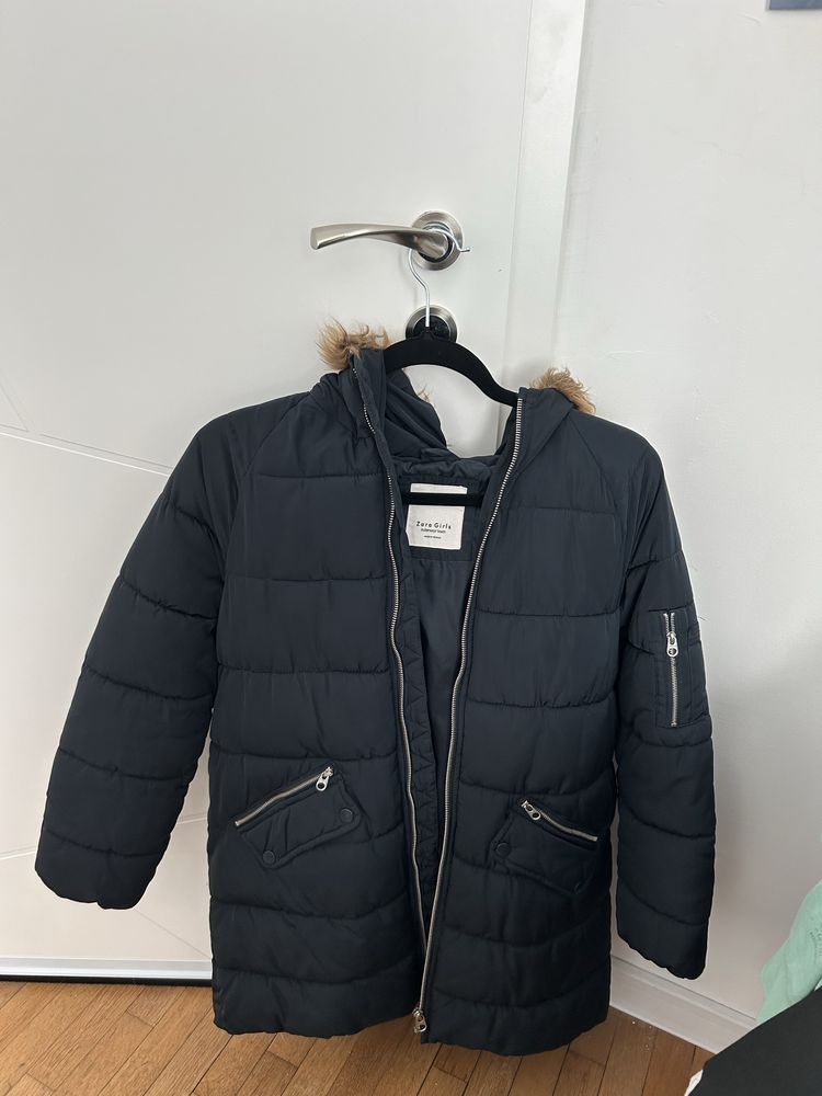 Зимно яке с качулка Zara Girls