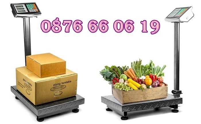 Кантар с платформа до 150 кг, електронен кантар, везна до 150 кг