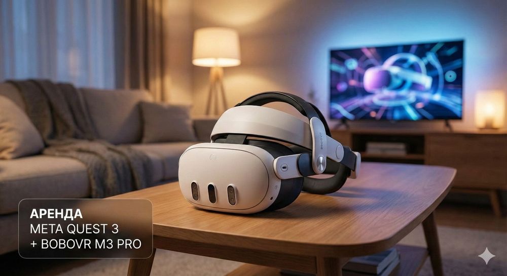 Aренда VR ••ВСЕГО 4990 СУТКИ В БУДНИ•• шлем Oculus Meta Quest 3