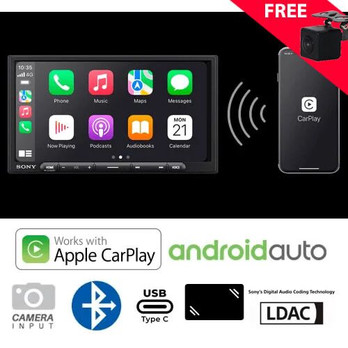 Sony XAV-AX4000 автомагнитола сотилади — замонавий мультимедиа тизими