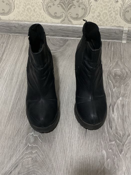 Оригинал кожаный сапог женский