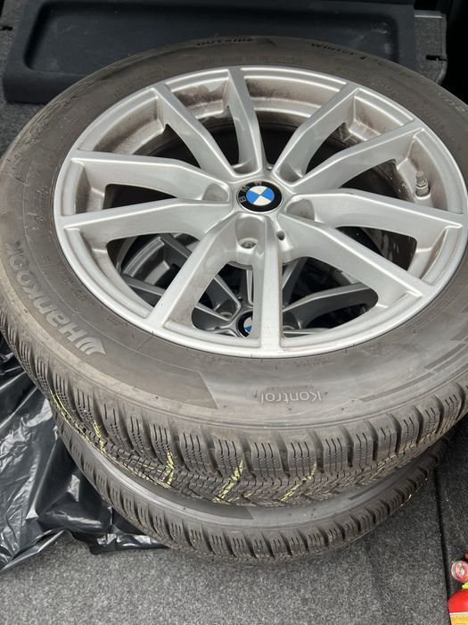 Jante BMW R17 seria 3 - G20 cu cauciucuri de iarna Hankook
