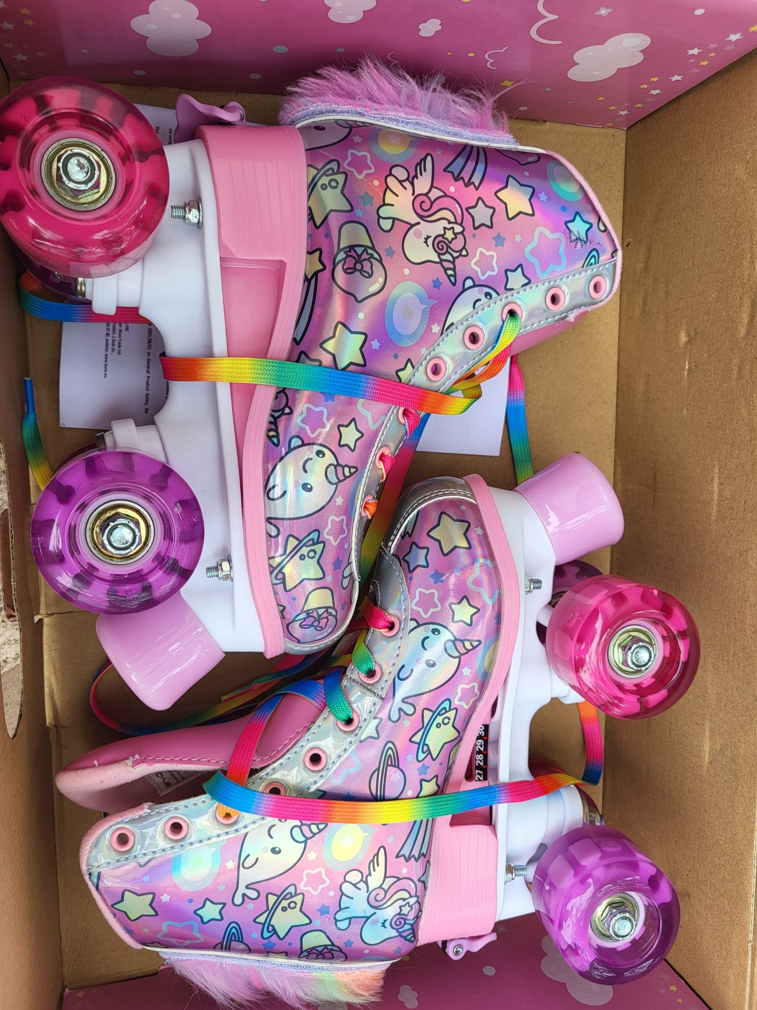 Регулируеми ролкови кънки Unicorn XS (27-30)