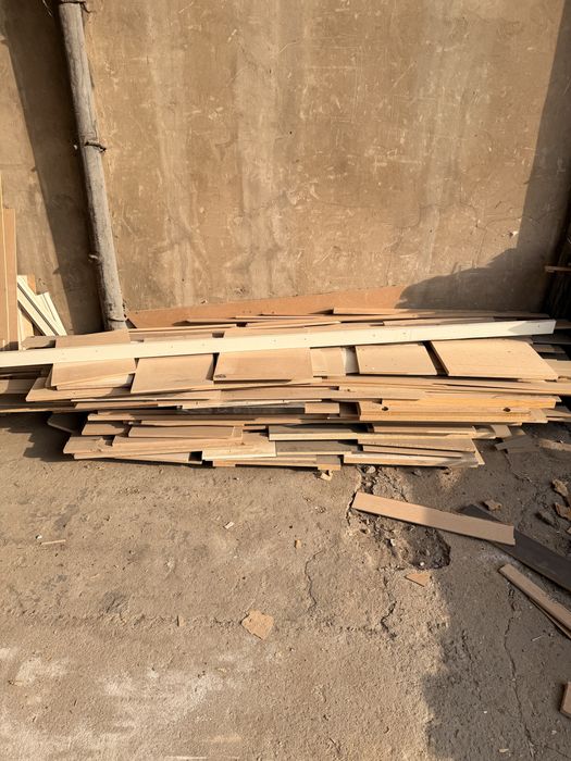 МДФ и ЛДСП листы(остатки после распила)