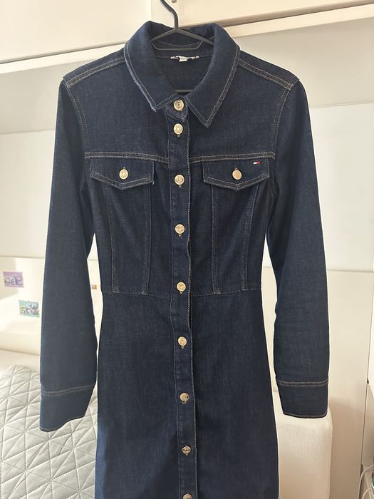 Дънкова рокля оригинална Tommy Hilfiger