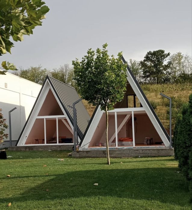 Vand cabane tip A frame