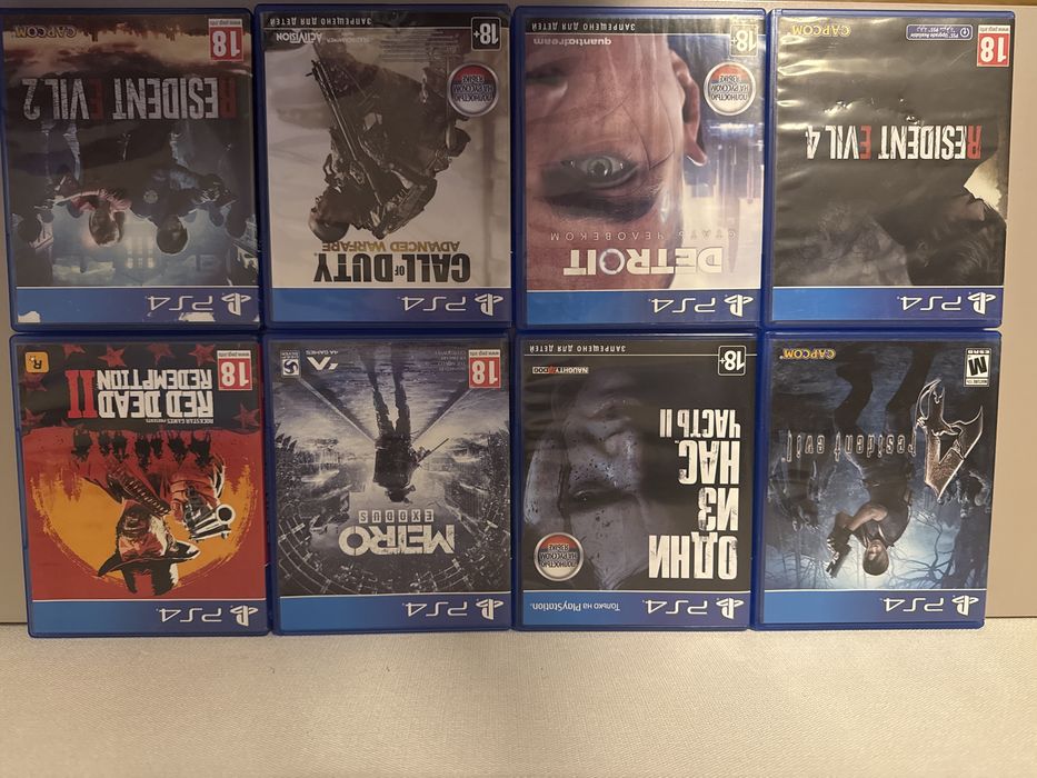 Продам игры PS4 б/у
