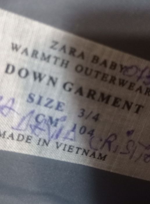 Geaca Zara marime 104