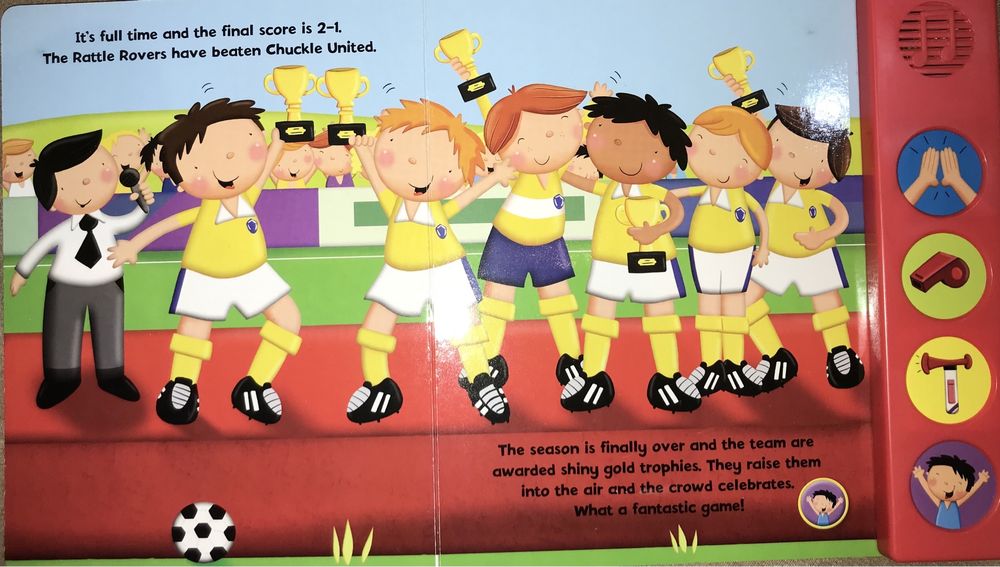 Carte pentru copii in limba engleza - cu sunete - Football Mad