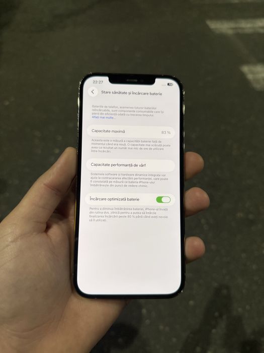 iPhone 12 PRO MAX 256 GB Gold 83% bateria