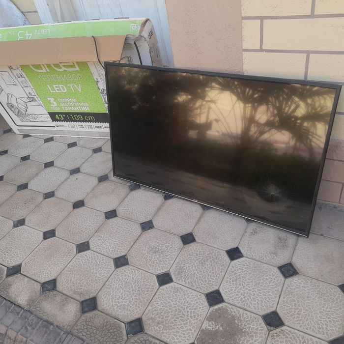 Televizor korsatadi lekin ekran singan dumoloq shaklda 100 min