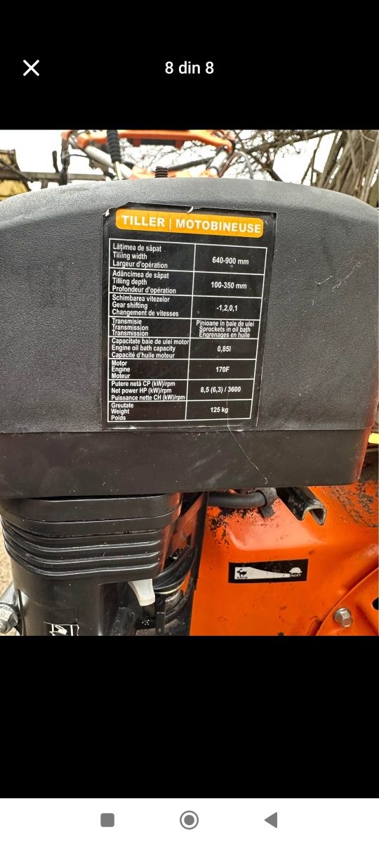 Motocultor Ruris 751 ks