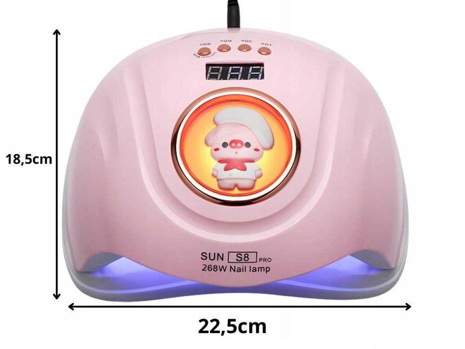 НОВА, СУПЕР МОЩНА UV лампа/печка за маникюр, педикюр, нокти Sun, 268W