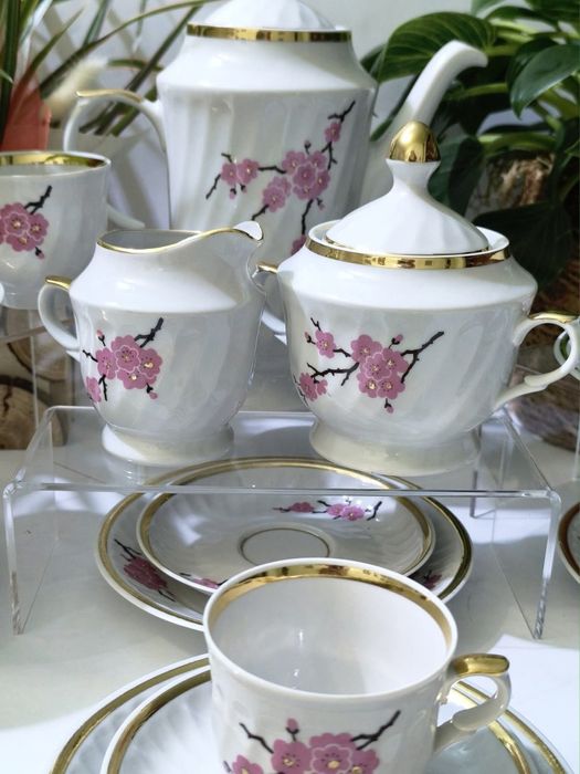 Руски порцелан сервиз за кафе