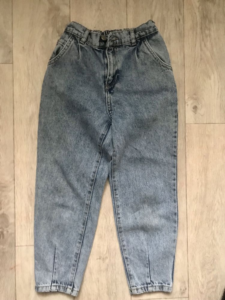 стильные джинсы (рост 128-134)+подарок