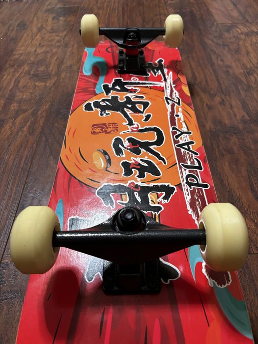 Скейтборд оранжевый 80дюйм