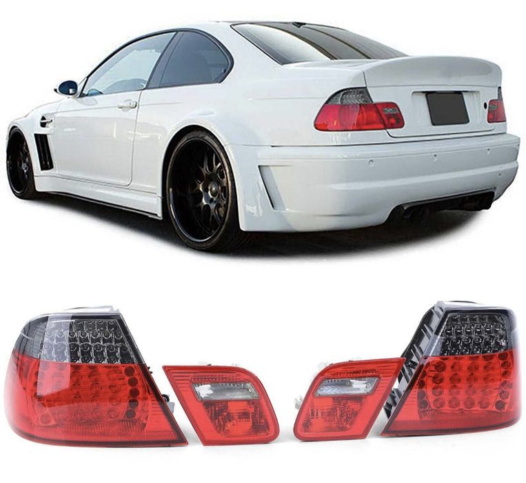 Диодни стопове за BMW E46 купе (2003+) - опушен мигач