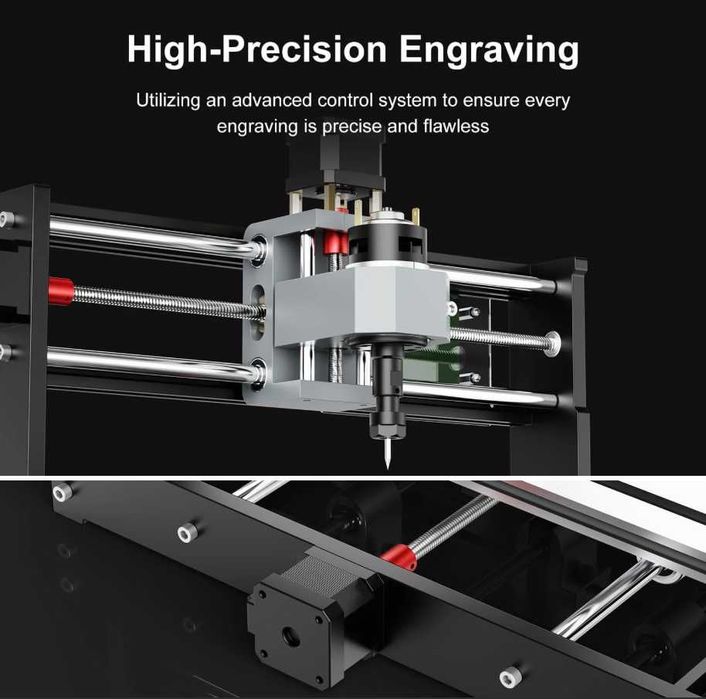 Kit complet CNC 3018, include freze pentru gravat, gata de lucru - Nou