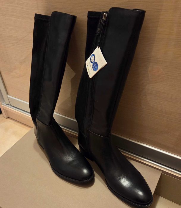 Намалени! Нови Geox Respira ботуши 39н ест. кожа с етикет