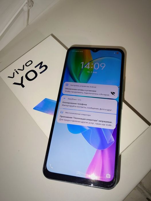 Продам Vivo Y03 (зелёный)