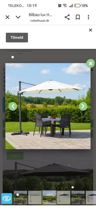 Umbrela 3,5 metri, Noua sigilata!! cadru din aluminiu pivotantanta 360