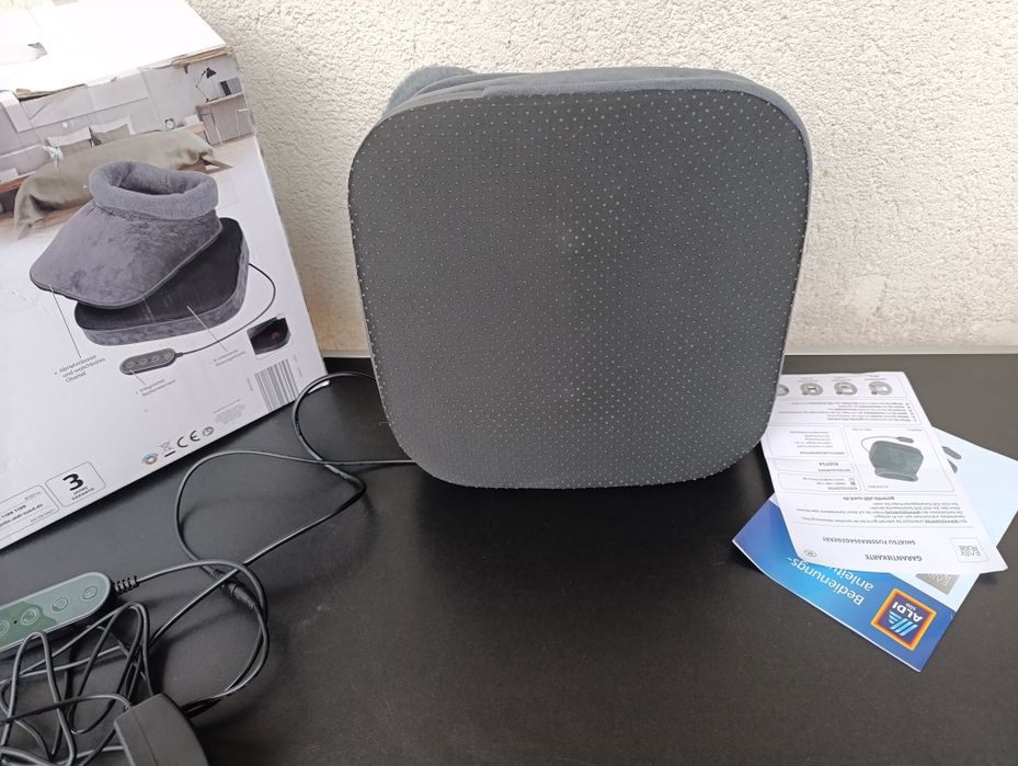 aparat masaj picioare reci obosite shiatsu incalzire husa detasabila