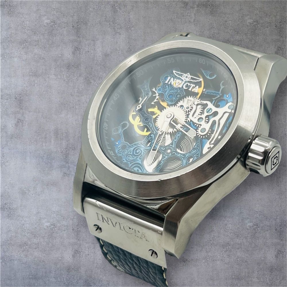 Invicta Corduba Mechanical Skeleton Blue Men's Watch