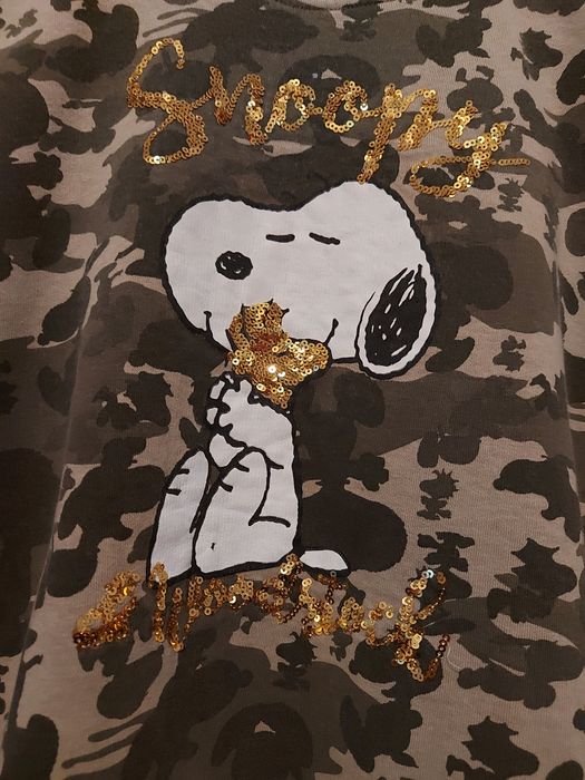 Bluză copii SNOOPY 8-10 ani groasă