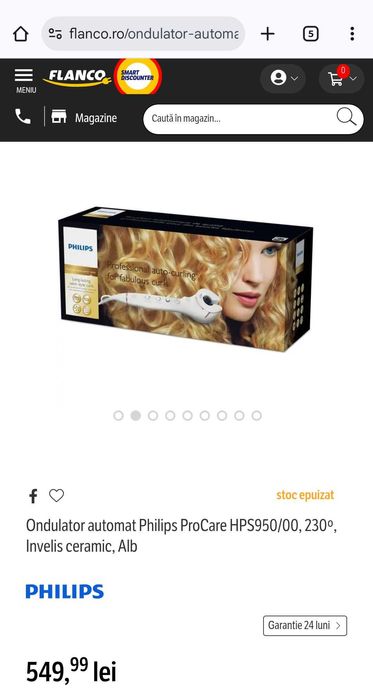 Ondulator Philips ProCare, ionic