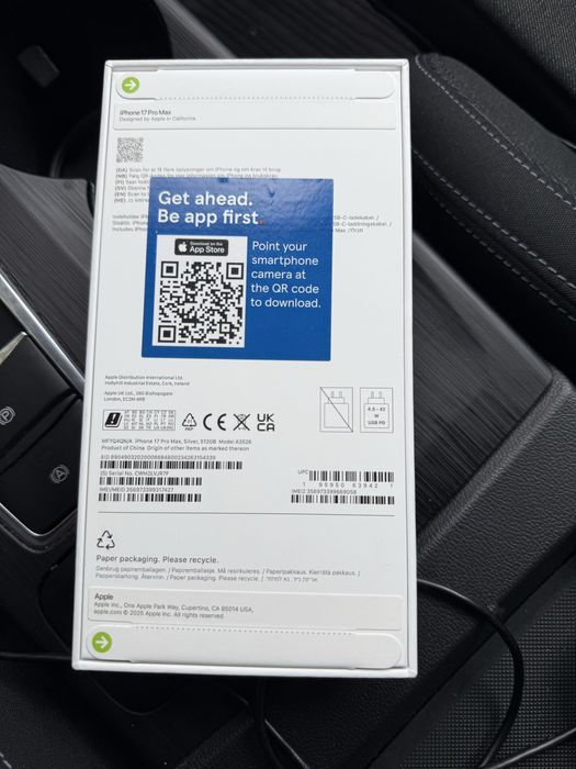 Iphone 17 Pro Max 512 gb SIGILAT ! Sim fizic ! Culoare frumoasa Alb