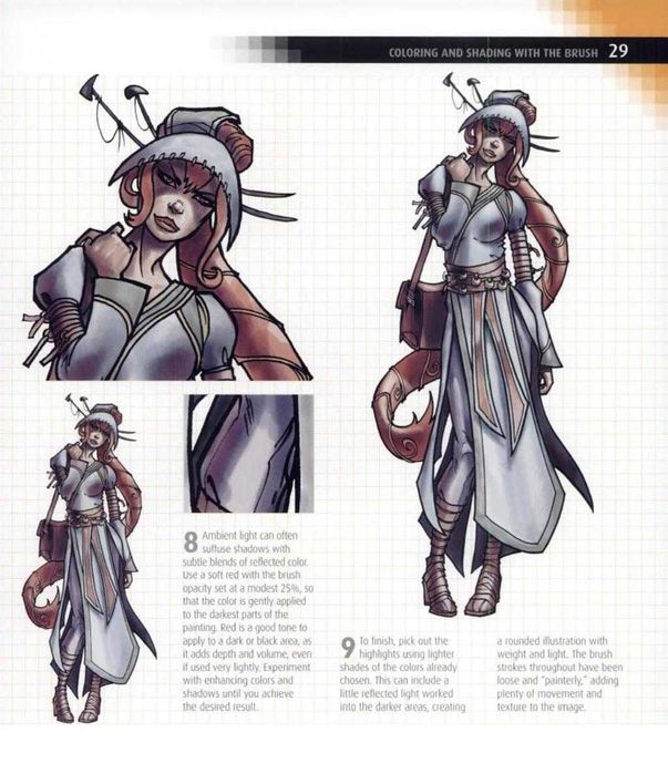 Super clip art pentru desen pictura digitala fantasy manga comics