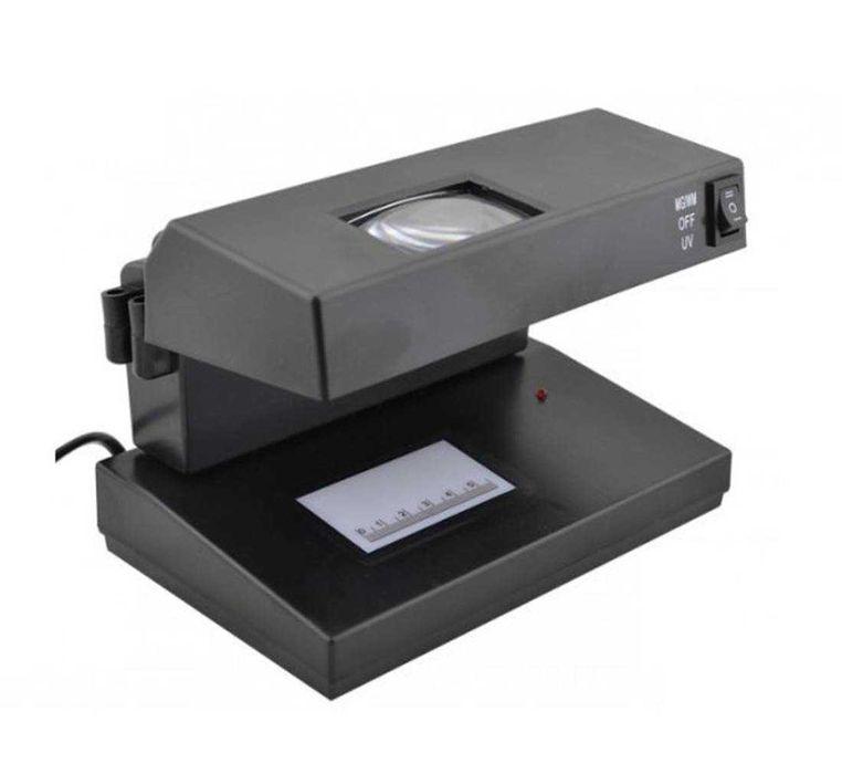 Детектор за пари AD-2138, банкноти, UV фенер, 220VAC, 15W