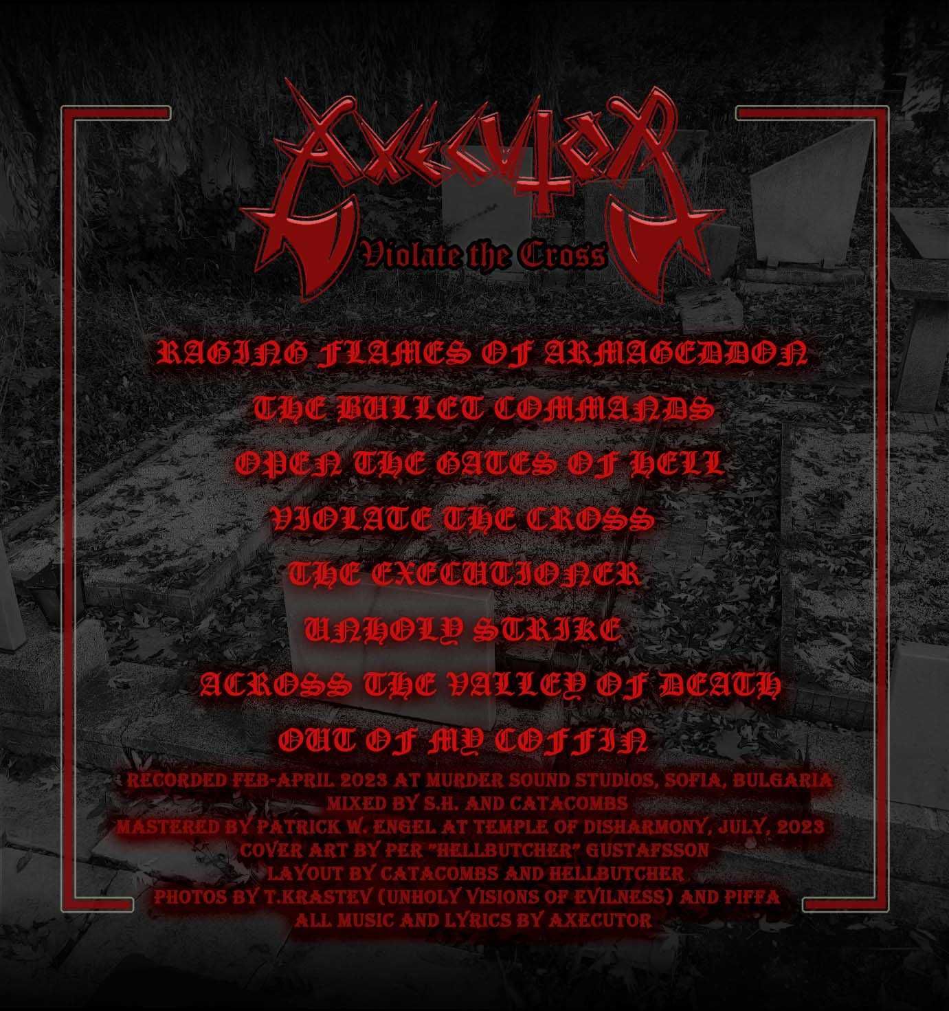 Axecutor - metal band audio CD Violate the Cross black thrash metal