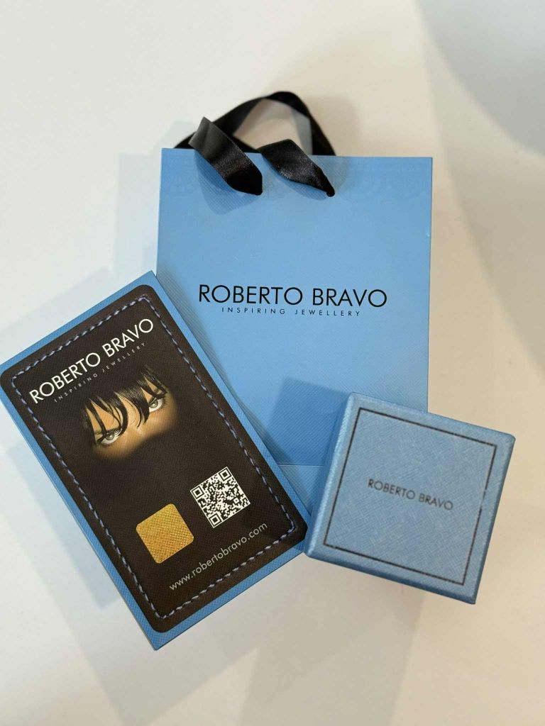 Златни обеци Roberto Bravo Black Magic