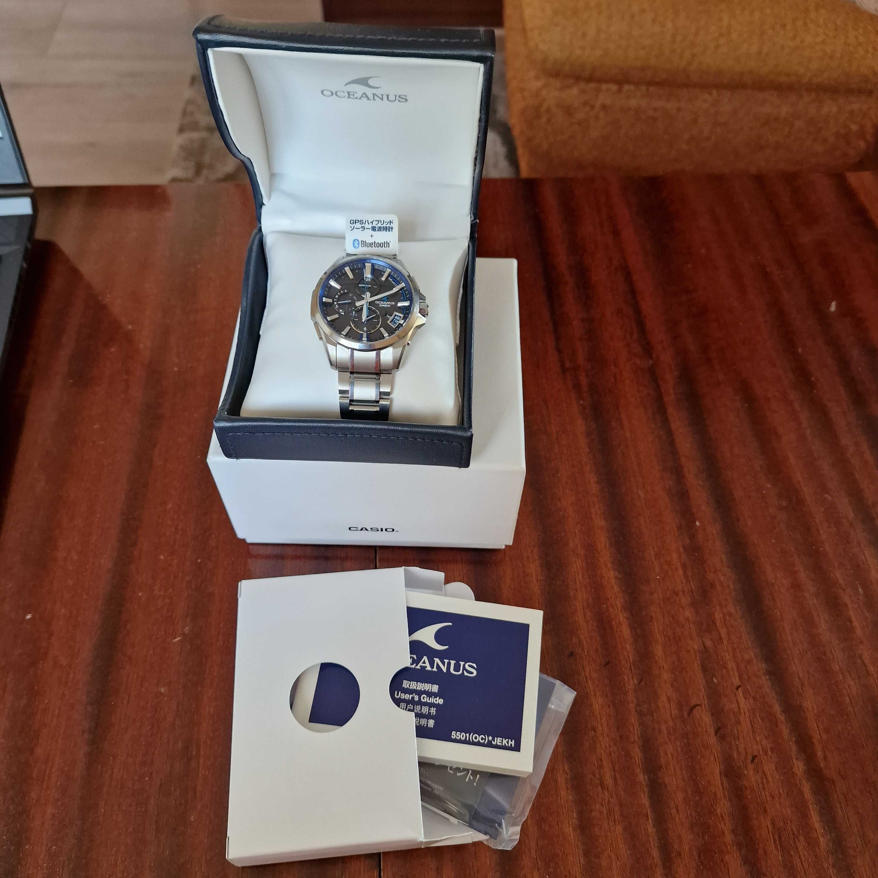 Мъжки часовник Casio Oceanus OCW-G2000-1AJF Sapphire Cristal