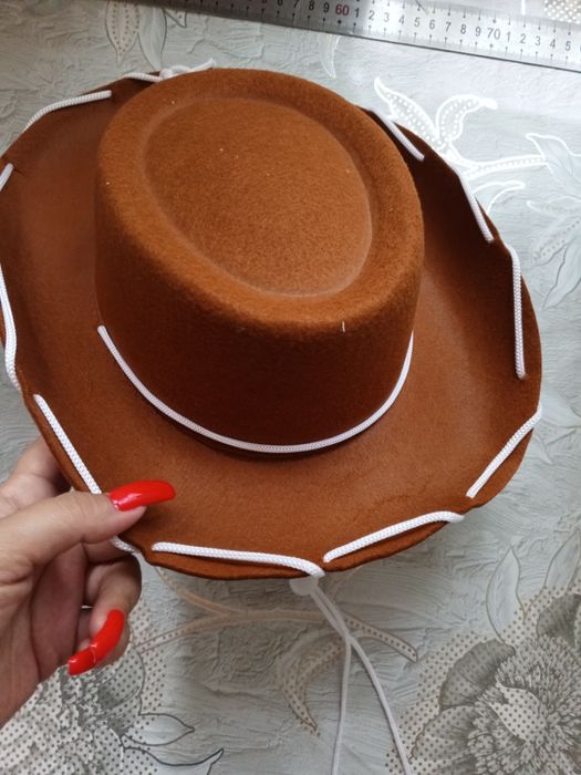 Шляпа ковбойская, детская, красная, розовая, коричневая в наличии