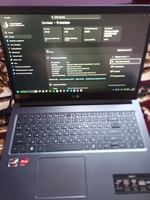 Acer aspire 3 AMD Ryzen 5 срочно