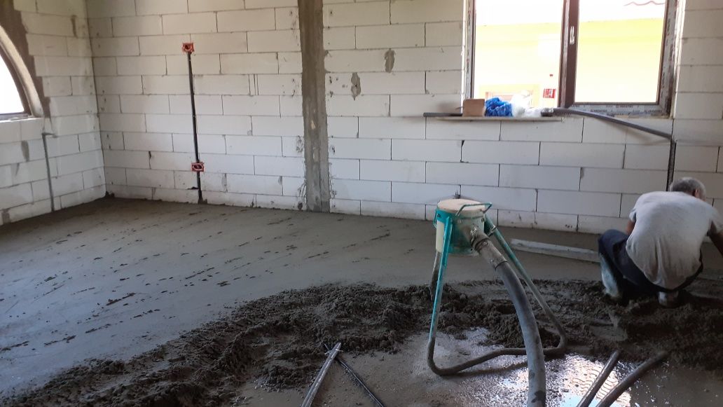 Sapa mecanizata elicopterizata Tencuiala/Beton amprentat
