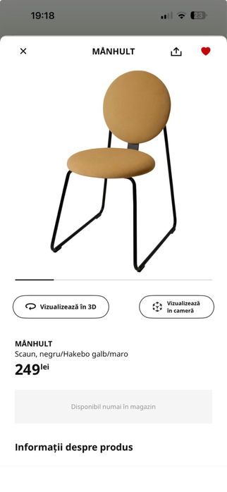 Vand 2 scaune MANHULT