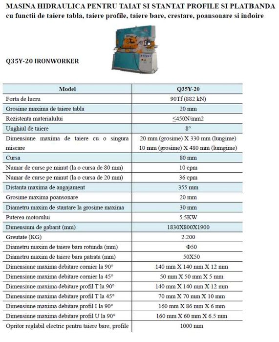 Vand Masina combinata pentru metal - stanta, abkant, ghilotinta