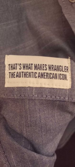 Cămașă originală Wrangler, gri, mărimea L