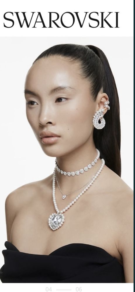 Колие/чокър Swarovski