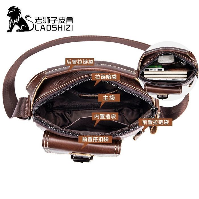 Мужская сумка из 100% натуральной кожи бычьей мужской барсетка