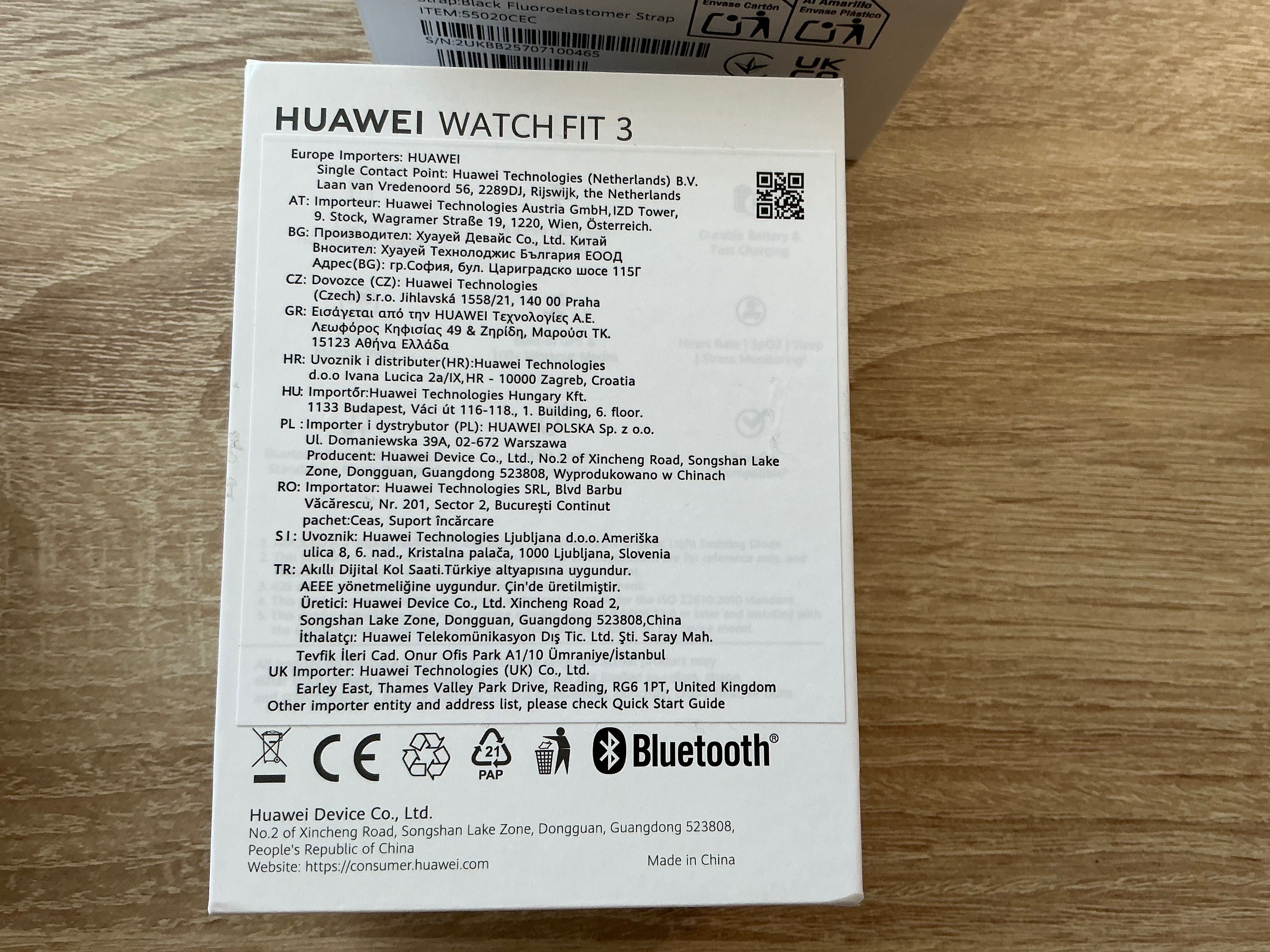Huawei Watch Fit 3 нов в гаранция